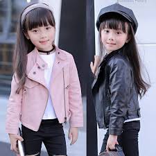 Girl Faux Leather Bomber Jackets Futifuti Kids Leather Jackets Faux Leather Bomber Jacket Childrens Outerwear