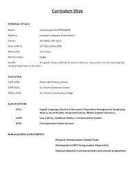Cv templates find the perfect cv template. Zambian Curriculum Vitae Sample 1 Things To Avoid In Zambian Curriculum Vitae Sample Simple Resume Format Cv Resume Sample Curriculum Vitae
