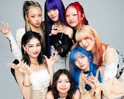 HANA ガールズグループ メンバー 7人 アーティスト写真（AI 生成）
