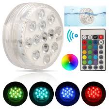 Eeekit Submersible Led Lights With Remote Color Changing Underwater Led Lights Waterproof Light Pad Led Lights Battery Operated Aquarium Lights Decorations Hot Tub Fountain Pond Pool Lights Walmart Com Walmart Com