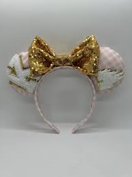 Castle Patch Mouse Ears Pink