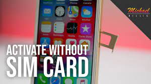 If the sim card is not active, there's no way that you can get hit with roaming costs. Activate Iphone Without Sim Card New In Ios 12 Youtube