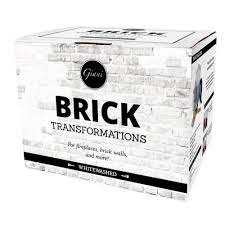 Giani Brick Transformations Kit Whitewashed Fg Bt Ww Kit The Home Depot