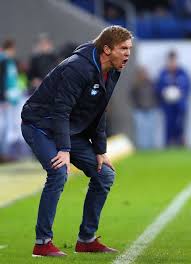 Head Coach Julian Nagelsmann Of Hoffenheim Reacts During The Coach Julian Mens Outfits