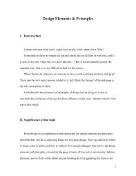 How the principles of design are applied determines how successful one is in creating a work of art. Pdf Design Elements Principles Nathaniel Zabala Academia Edu
