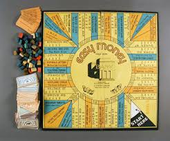 Easy Money 1936 Milton Bradley Just Bought This One On Ebay Money Games Board Games Old Board Games