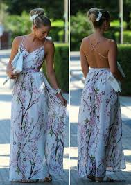 For the drama emerald satin cowl neck high slit maxi dress. Floral Maxi Dress Summer Wedding Off 79 Buy
