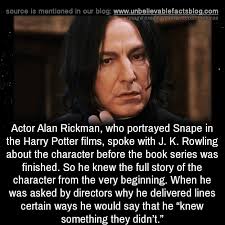 More memes, funny videos and pics on 9gag. Actor Alan Rickman Who Portrayed Snape In The Harry Potter Support Theashfield Co Uk