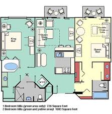 Email owner free for best net rate. 2 Bedroom Disney Beach Club Villas Floor Plan