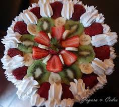 Torta Di Compleanno Alla Frutta Fresca Con Crema Pasticcera Zagara E Cedro Torte Di Compleanno Torte Torte Alla Frutta