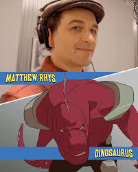 First look at Dinosaurus in 'INVINCIBLE' Season 4. Voiced by Matthew Rhys.