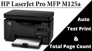 We are offering to download their printer drivers, firmware,. Hp Laserjet Pro Mfp M125a Printer Auto Test Page Print Total Page Count Bn Computer Butwal Youtube