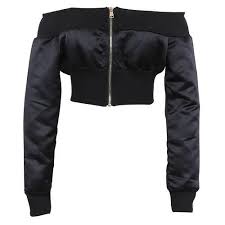 Black And White Satin Bomber Jacket Crop Top Bomber Satin Jacket Bomber Jacket Women Cropped Bomber Jacket Jackets For Women