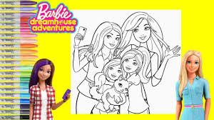 Barbie Dreamhouse Adventures Coloring Pages Barbie Coloring Pages Barbie Dream House Barbie Coloring
