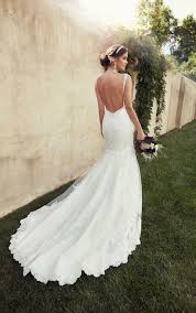 Perfect Open Back Ivory Lace Mermaid Backless Wedding Dress Wedding Dresses Lace Essense Of Australia Wedding Dresses Wedding Dresses