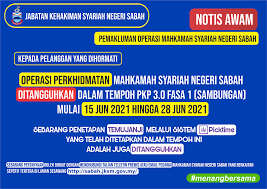 Jabatan kehakiman syariah negeri sabah. Tpfe 0zxagnx M