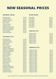 Sep 16, 2021 · 24 different types of aesthetics explained 1. Price List Templates