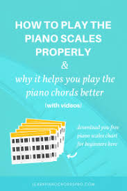 how to play the piano scales properly piano scales for