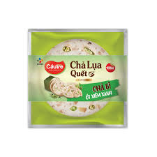 Chả lụa quết Cầu Tre - Chả bì ớt xiêm xanh 200g