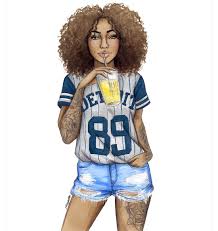 I love comparing sketch and finished version do you guys like it as well? 20 Year Old Polish Illustrator Draws The Fiercest Fashionistas In This Drawing Series Afropunk