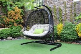 Everyday free shipping* · 99% on time shipping · easy returns Renava San Juan Outdoor Black Beige Hanging Chair