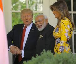 While the president greeted the german leader with a handshake upon her arrival at the white house, he appeared to ignore requests to do so as the pair sat together later in front of tv. Modi And Trump Of Hugs And Handshakes Rediff Com India News