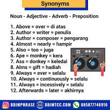 Namun, bagaimana dengan sinonim dalam bahasa inggris? Kumpulan Frasa Bahasa Inggris Di Instagram Mempelajari Sinonim Sangat Berguna Dalam Belajar Bahasa Inggris Pemahaman Tentang Sinonim Akan Memperbanyak Kosa K