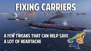 Carriers aren't broken but they aren't a lot of fun sometimes, especially if you are in a destroyer. Fixing Aircraft Carriers In World Of Warships Youtube