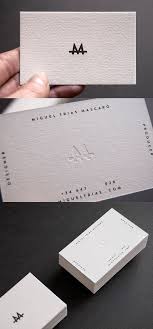 Slick Letterpress White Minimalist Design Business Card For A Designer Letterpress Business Cards Business Card Design Minimal Branding Design