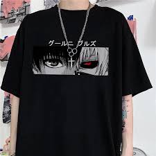 Information about what shirt are and how to get them in roblox. Japan Anime Punk Tokyo Ghoul Kaneki Ken Print T Shirt Loose Harajuku Casual Cool Chic Cartoon Streetwear Funimation Camiseta Feminina Shopee Mexico