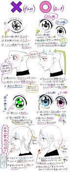 目の描き方 アニメ風とリアル寄り の 目を描くときの ダメなこと と 良いこと pic twitter com icysgkahag anime drawings tutorials art reference poses drawing tips