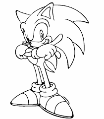 Sonic the hedgehog is truly a product of the 90s. Nice Sonic The Hedgehog Coloring Pages