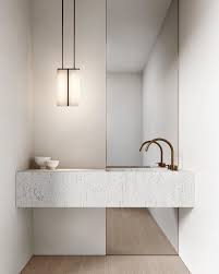 Articolo Lighting S Instagram Post Articolo Slim Pendant With With White From Shades And Mid B Minimalist Bathroom Bathroom Interior Design Bathroom Interior