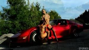 Two Babes From Red Corvette