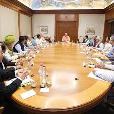 Prime Minister Narendra Modi chairs meeting of the Cabinet Committee on  Security (CCS) in Delhi.