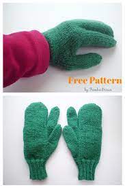 These mittens have a wonderful design on the cuff! Trigger Mittens Free Knitting Pattern
