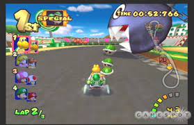 Slower than toad's kart but with more acceleration (must unlock toad & toadette first) flower cup 50cc: Mario Kart Double Dash Walkthrough Gamespot