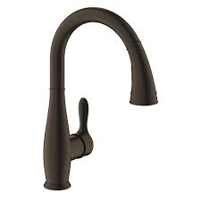 Brushed bronze is a good choice for your kitchens and bathrooms for many reasons. Single Handle Pull Down Kitchen Faucet Dual Spray 1 75 Gpm