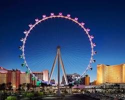 Gambar High Roller Las Vegas at Night