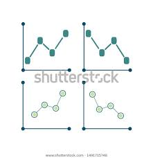 Isolated Graphic Design Chart Representing Ups Stock Vector