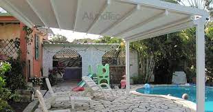 Outdoor Wind Resistance Waterproof Aluminium Pvc Retractable Awning Roof With Led Buy Pvc Pergola Retractable Pe Pergola Retractable Awning Aluminum Pergola