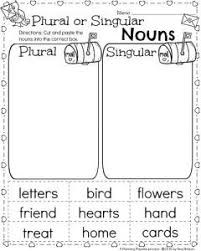 1st Grade Math And Literacy Worksheets For February Planning Playtime Nouns Worksheet Kindergarten Nouns First Grade 1st Grade Activities