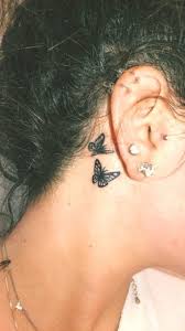 Pinterest Bird Tattoo Behind Ear 46 Top Ideas Behind The Ear Tattoo Ideas Inspiration Beautiful In 2020 Neck Tattoos Women Behind Ear Tattoos Cute Tattoos For Women