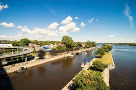 Anne's rapids in the east channel of the ottawa river ; A Getaway By The Water In Sainte Anne De Bellevue