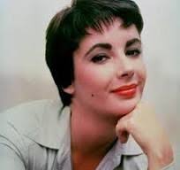 Elizabeth Taylor and James Dean eating lunch