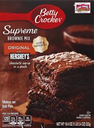 Heat oven to 350°f for shiny metal or glass pan or 325°f for nonstick pan. General Mills Betty Crocker Brownie Mix Supreme 18 4 Oz Justdealsstore Com Justdealsstore Com