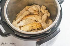 Add chicken into instant pot and toss with seasonings. Instant Pot Chicken Tenders Easy Fast Keto Gf Joy Filled Eats