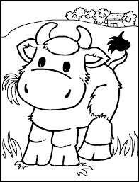 Cow Color Page Cow Coloring Pages Farm Animal Coloring Pages Animal Coloring Pages