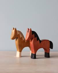 handmade wooden horse wooden toys wooden animals wooden animal toys