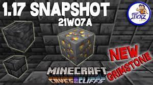 Subject to change until the proper minecraft 1.17 release. Minecraft 1 17 Snapshot New Grimstone Blocks And Ore Textures Caves And Cliffs Update 21w07a Youtube